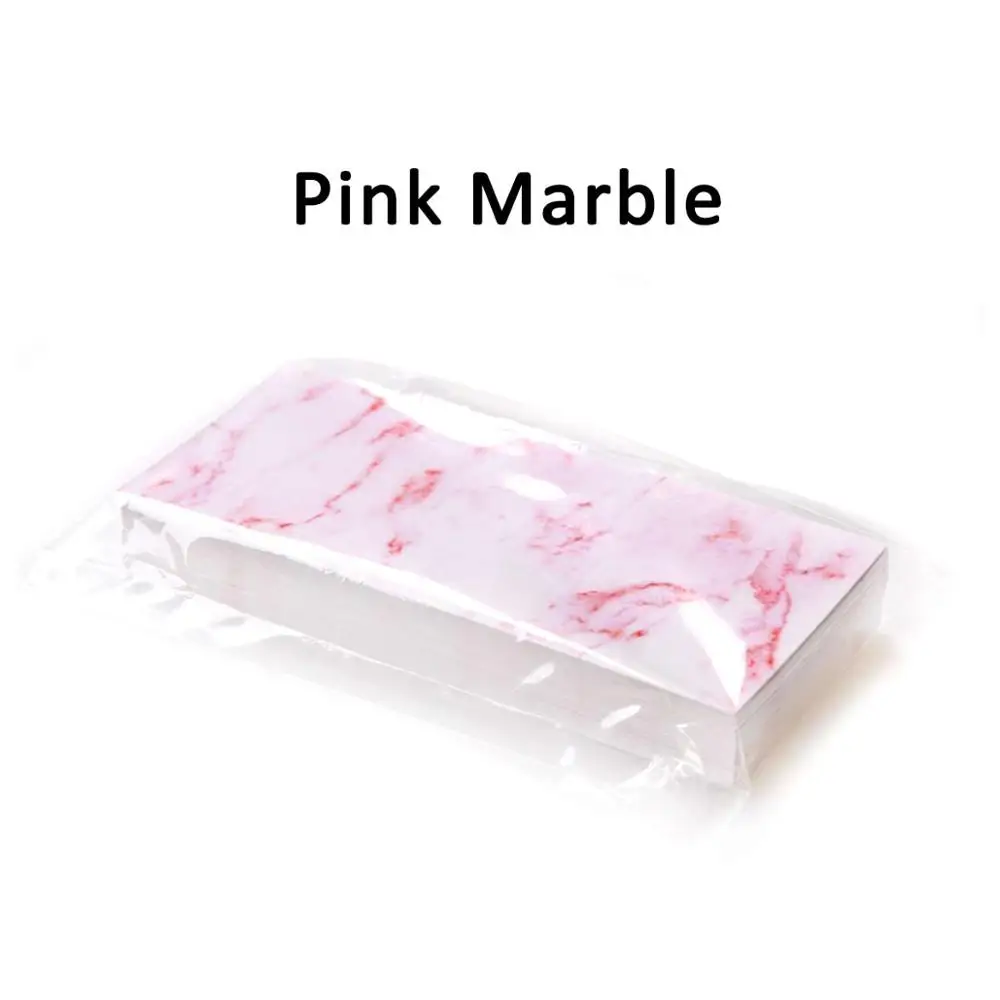 Pink Marble 50 шт мраморная фоновая бумага для раздвижных чехлов розовая мраморная карточная доска, которая должна быть помещена внутри раздвижного чехла - Цвет: Pink Marble
