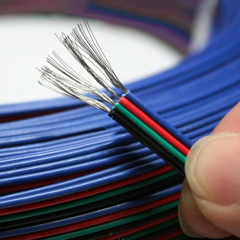 Пластик Удлинительный кабель шнур длиной 5 метров аксессуар Запчасти для 3528 5050