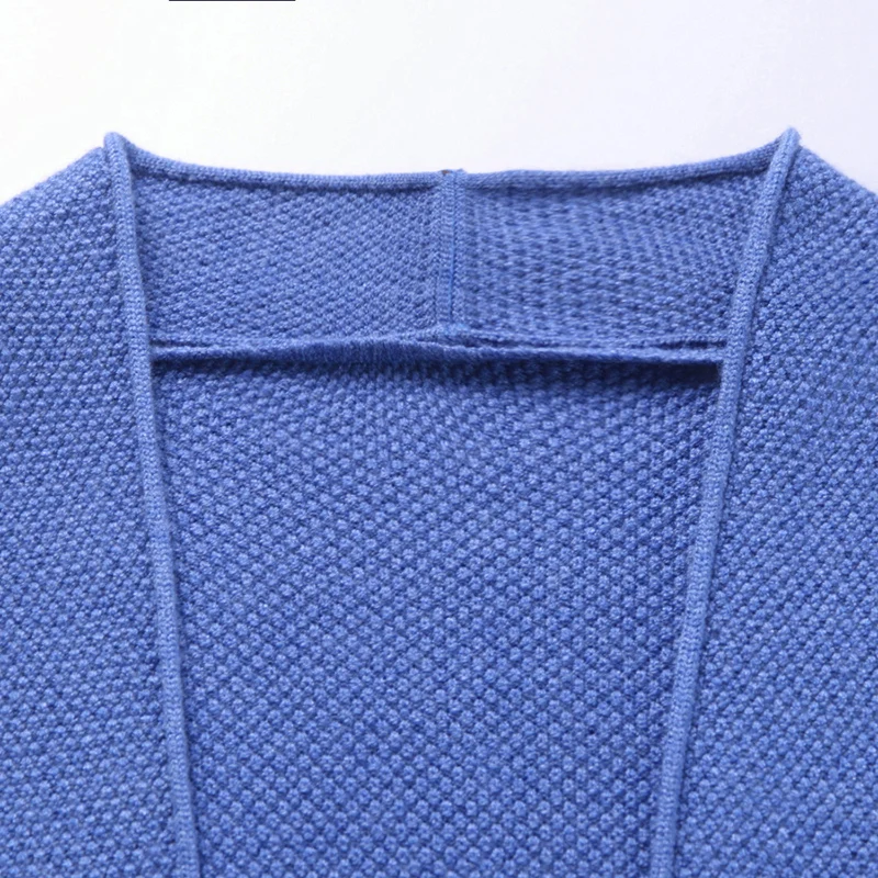 MIACAWOR 2020 New Cardigan Men Autumn Wool Sweatercoat Casual Yellow Blue Knitred Pull Homme Slim Fit Jumpers Y260 |