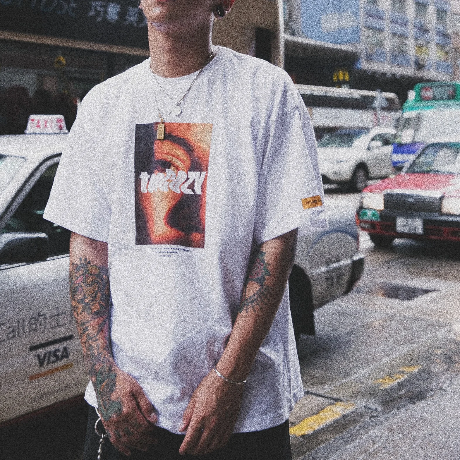 

Men's/woman T-Shirts 2019 eye Printed Short Sleeve Tshirts Summer Hip Hop Casual Cotton Tops Tees Streetwear Black white