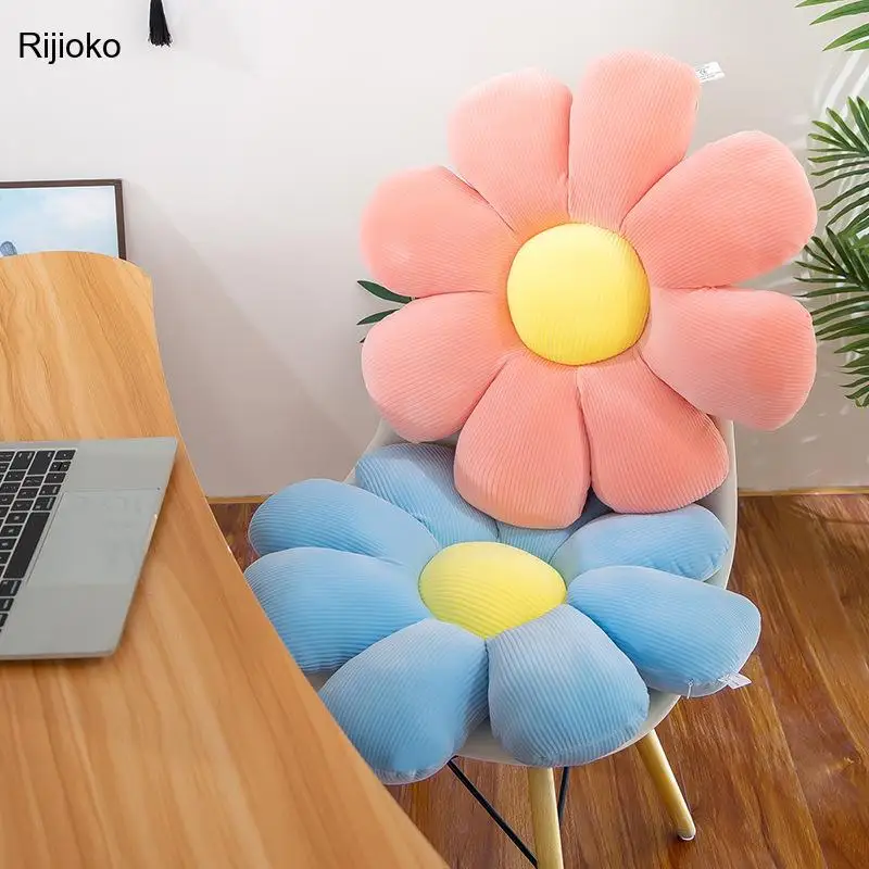 

New Sun Flower Throw Pillow Plush Toy Petal Cushion Sofa Balcony Bay Window Tatami Home Decoration