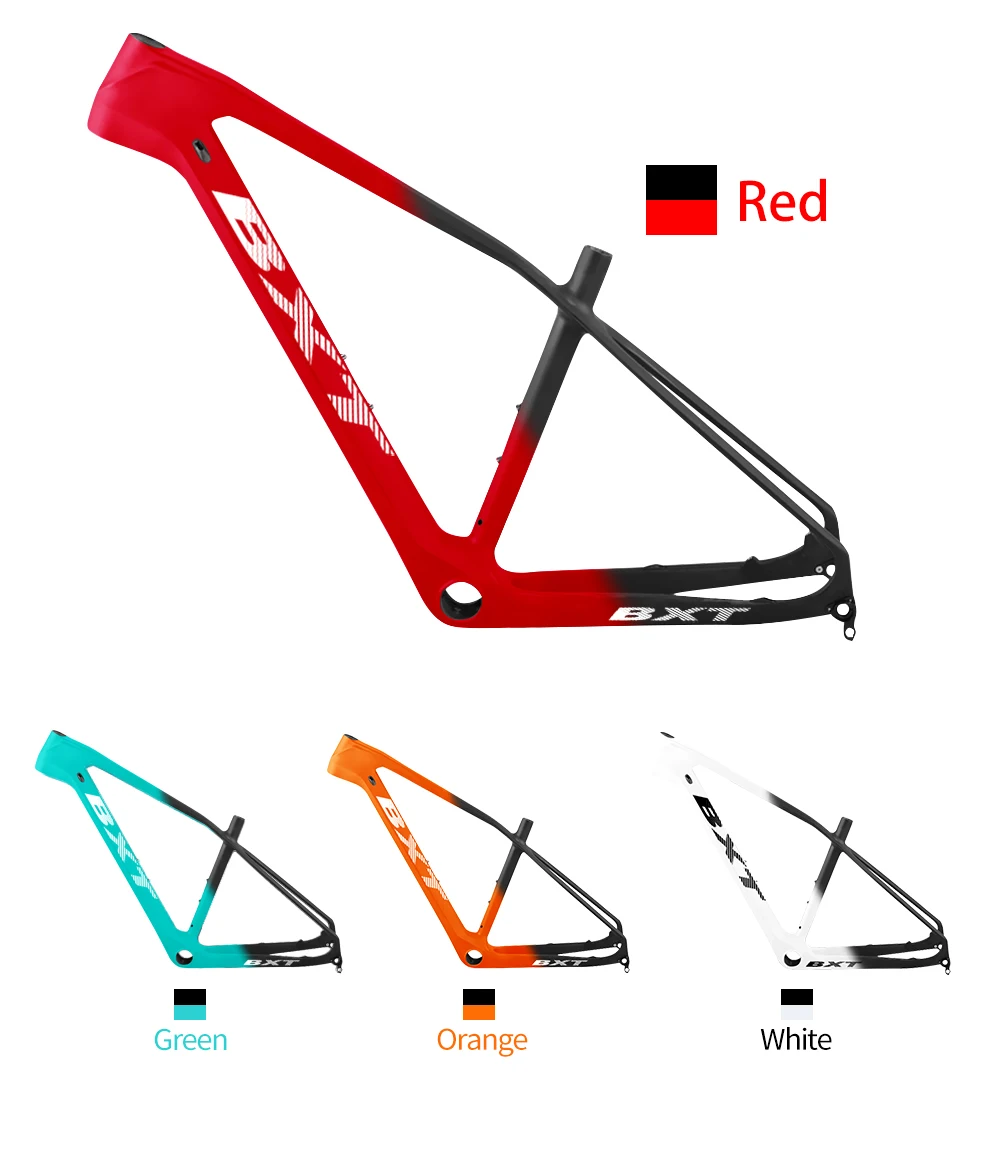 Новая BXT полностью углеродная mtb рама 27,5 er cadre carbone t800 рама карбоновая для горного велосипеда 27,5 супер светильник рама велосипеда