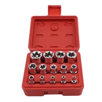 14pcs sleeve tool set hexagonal plum socket ratchet wrench accessories car repair tool kit home repair tools