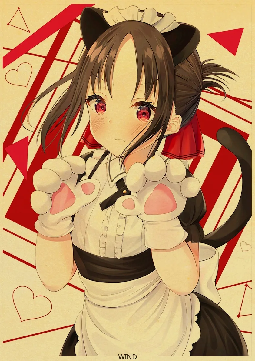 

Japan Anime tin signs Kaguya-sama wa Kokurasetai Tensai-tachi no Renai Zunousen Love is War metal plate Poster Art Wall Decor
