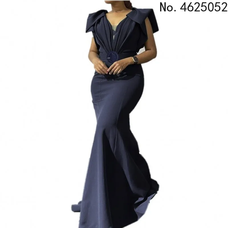 Африканские элегантные вечерние платья Дашики без рукавов облегающие