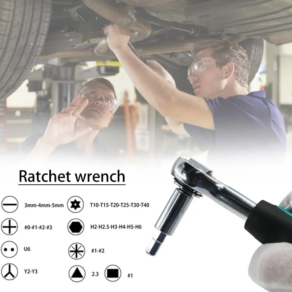 Набор трещоточных торцевых ключей комплект из 38 предметов быстросъемная