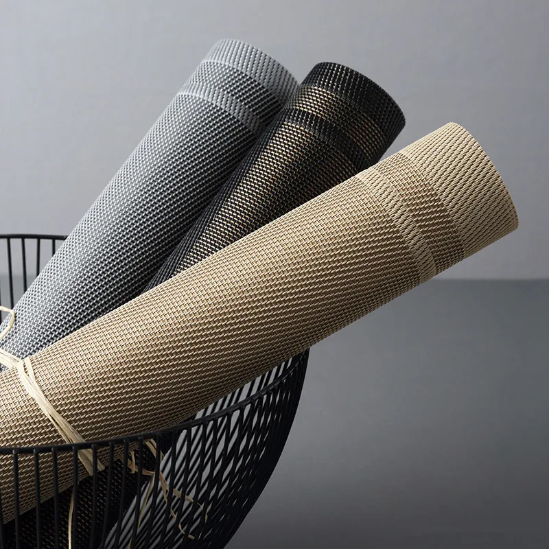 4 шт. в упаковке коврики из ПВХ для обеденного стола термостойкие Нескользящие