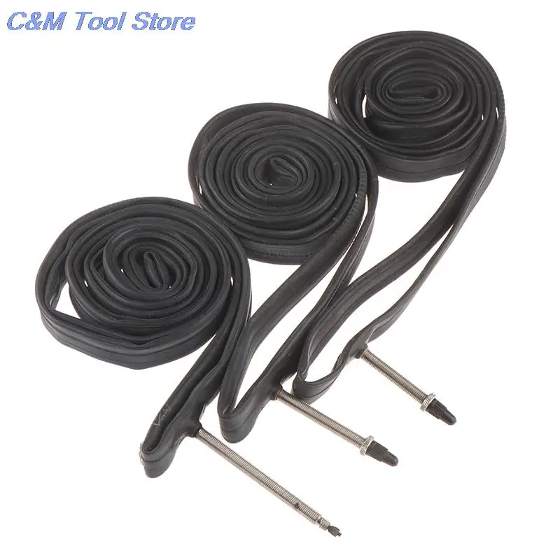 Valve Road Cycling Bicycle Bike Inner Tube Wheel Tire Rubber 700*23C Presta Repair Strip Tool Kit |