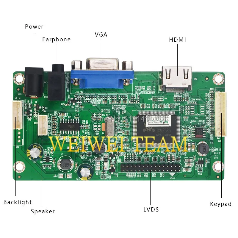 15,6 дюймов 1366x768 ЖК-экран с сенсорным экраном дигитайзер сборка VGA HDMI плата контроллера для ноутбука Тонкий светодиодный Замена