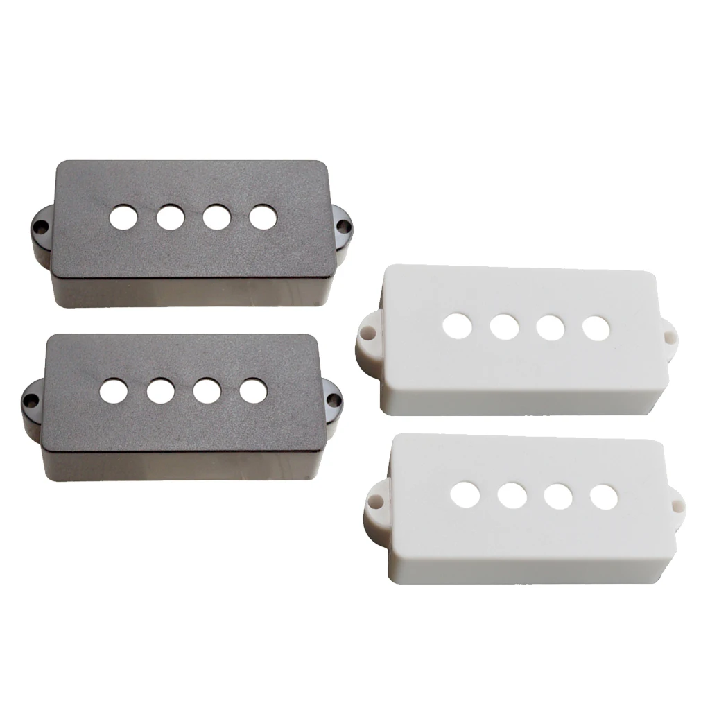 

2pcs 4-String Bass Open Pickup Cover Shell Frame for PB Precision Bass Parts