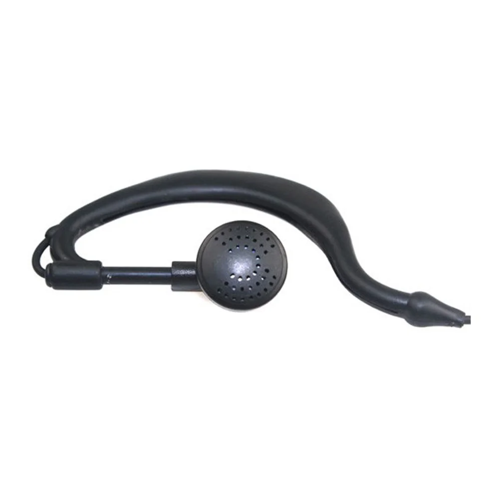 10 шт. 2Pin PTT G shape наушники портативная рация с наушниками гарнитура для Kenwood Baofeng UV 5R