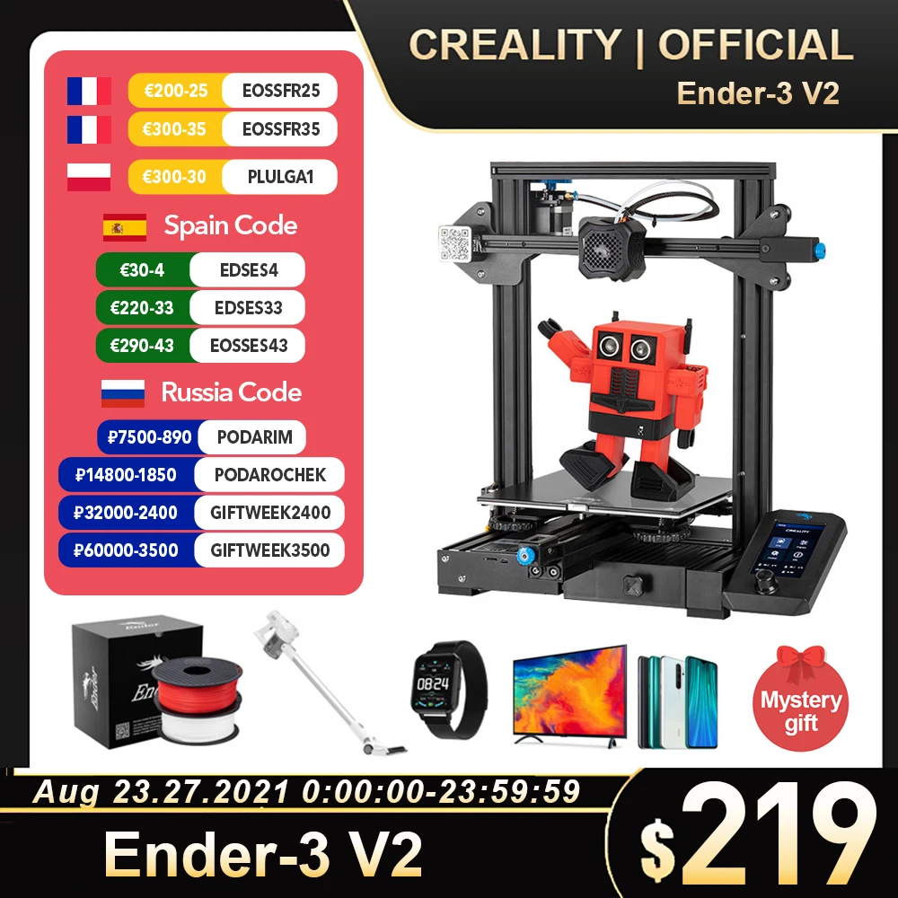 3D принтер CREALITY устройство для возобновления печати после сбоя питания TMC2208 Stepper