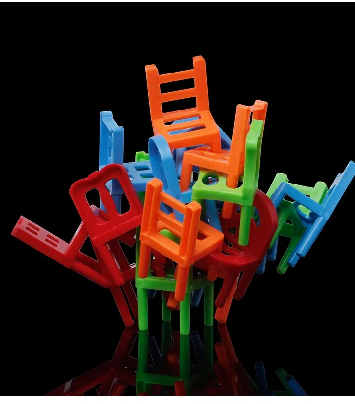 18 шт./компл. балансирующие штабелируемые стулья строительные блоки детский