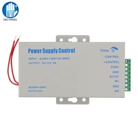 metal 12vdc5a access control power supply swtich 110 260vac input with time delay for electronic locks video intercom system