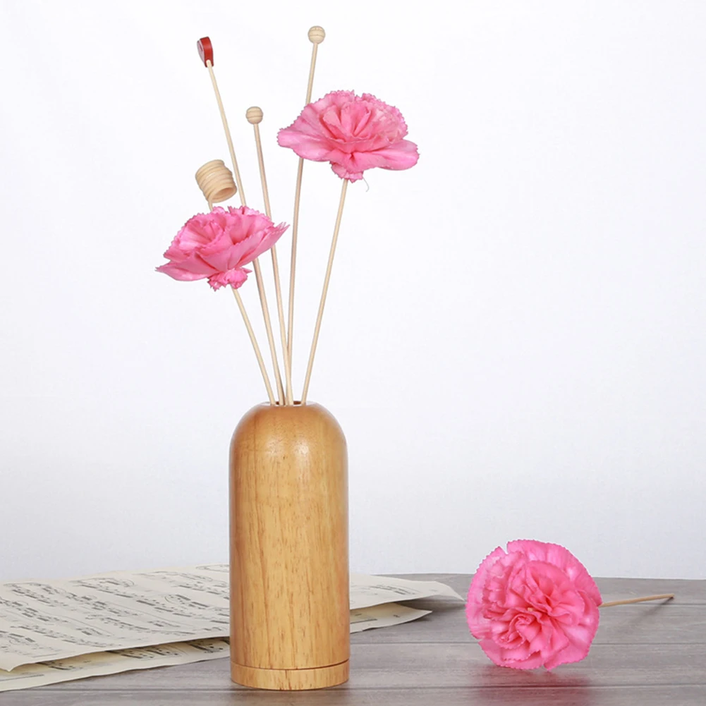 5pcs Daisy Flower Rattan Reeds Fragrance Diffuser Non-fire Replacement Refill Sticks Home Living Room Aromatic Incense