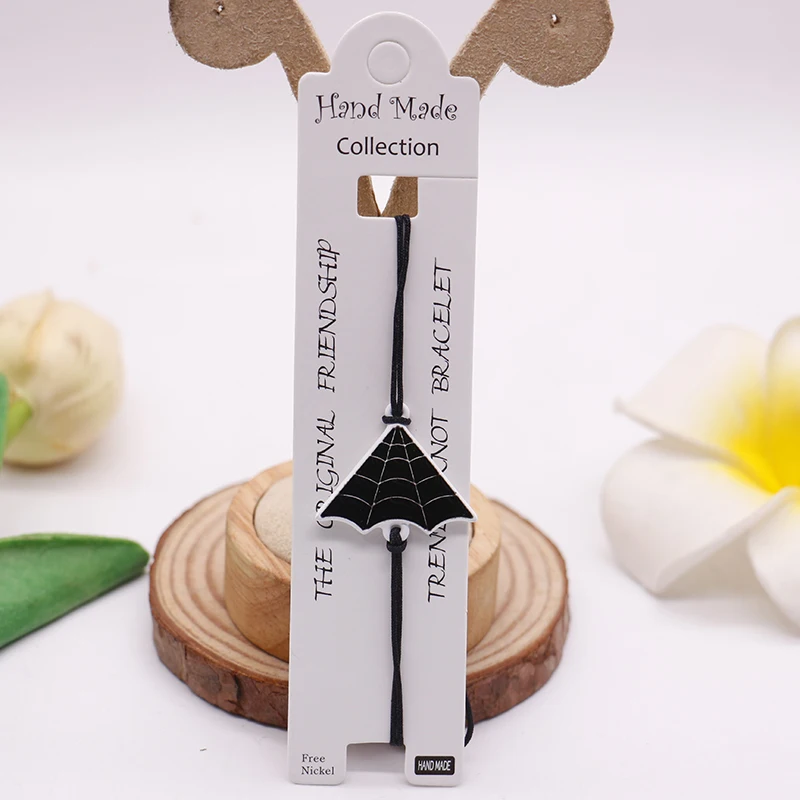 Детский браслет Хэллоуин Тыква призрак лицо тайчи пианино ключ черный и белый