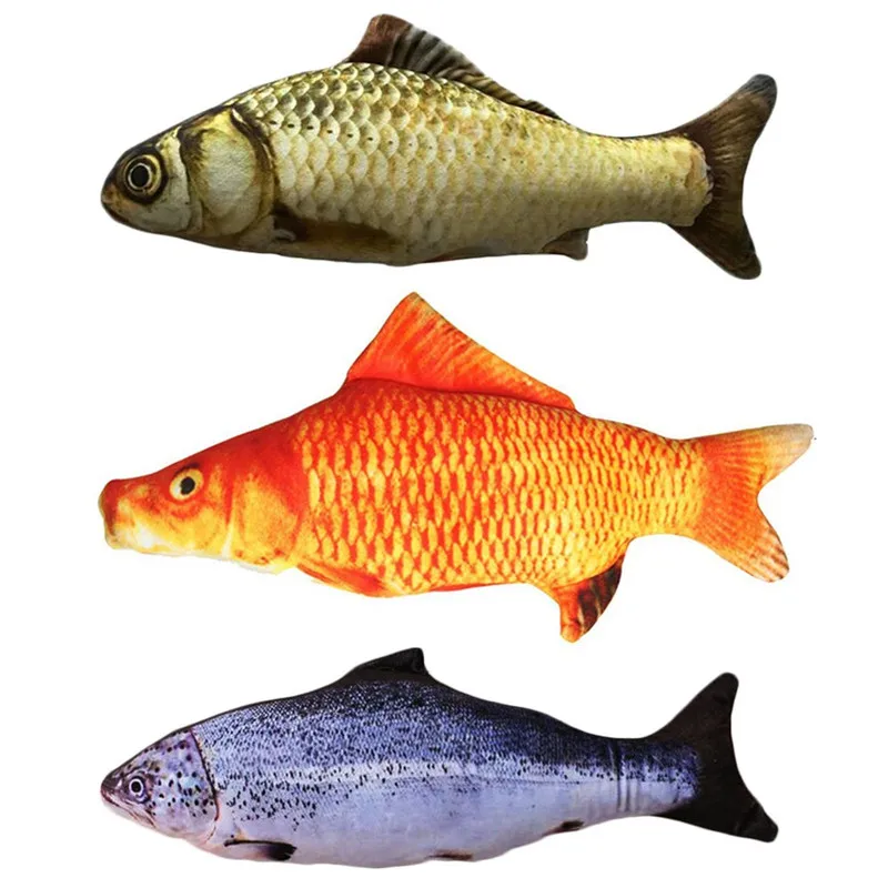 Креативные игрушки в виде кошачьей мяты для котят игрушка кошек рыбы плюшевые