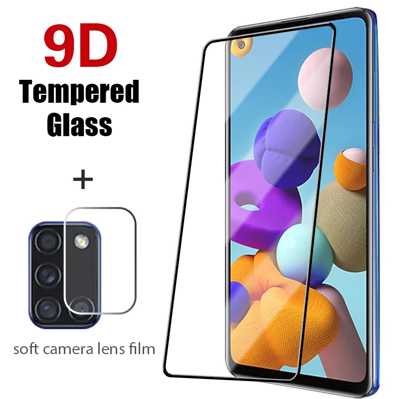 

Smartphone Full Cover Glass for Samsung A51 A71 A21S A31 A41 Camera Lens Film for Samsung A50 A70 A30 A40 A20 M21 M31 M51 Glass