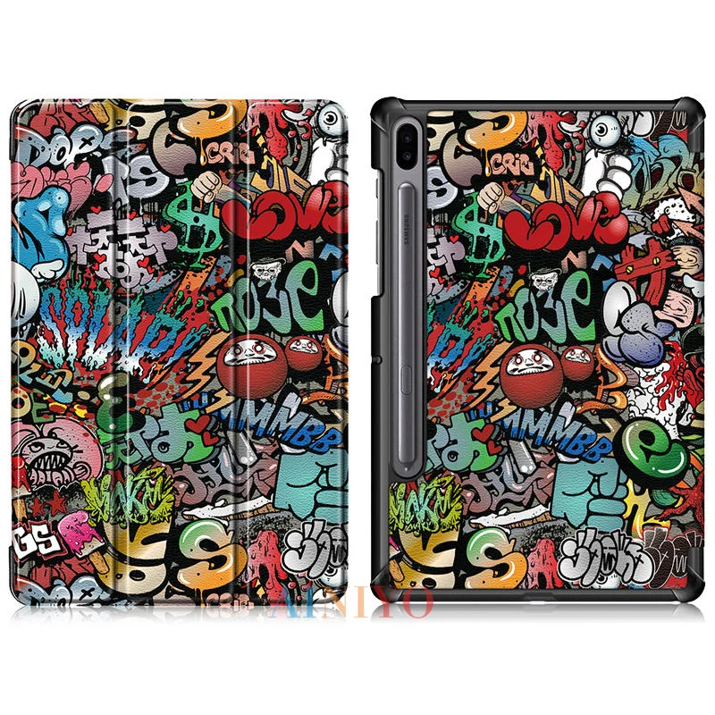 Чехол для samsung Galaxy Tab S6 SM-T860 SM-T865 10,", чехол для планшета с Умной подставкой для, чехол для samsung Tab S6