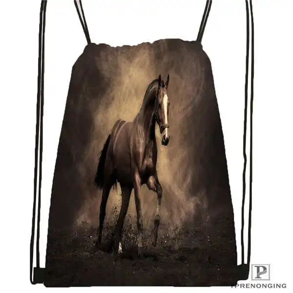 Custom hunting_season Drawstring Backpack Bag Cute Daypack Kids Satchel (Black Back) 31x40cm#180612-02-40 | Багаж и сумки