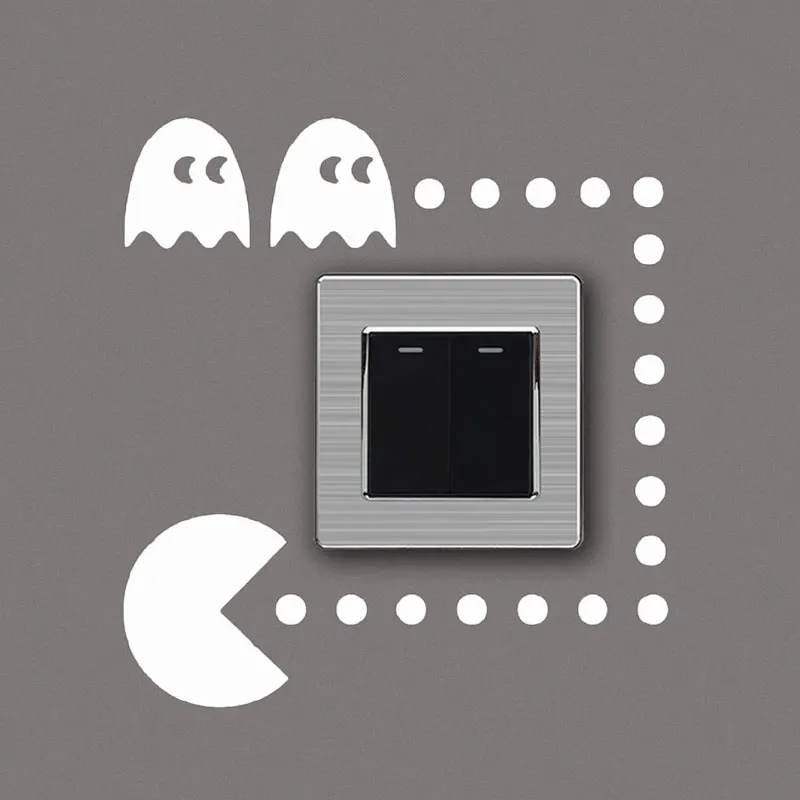 Забавные наклейки с переключателем Eat Beans виниловый тюнинг орнамент креативное