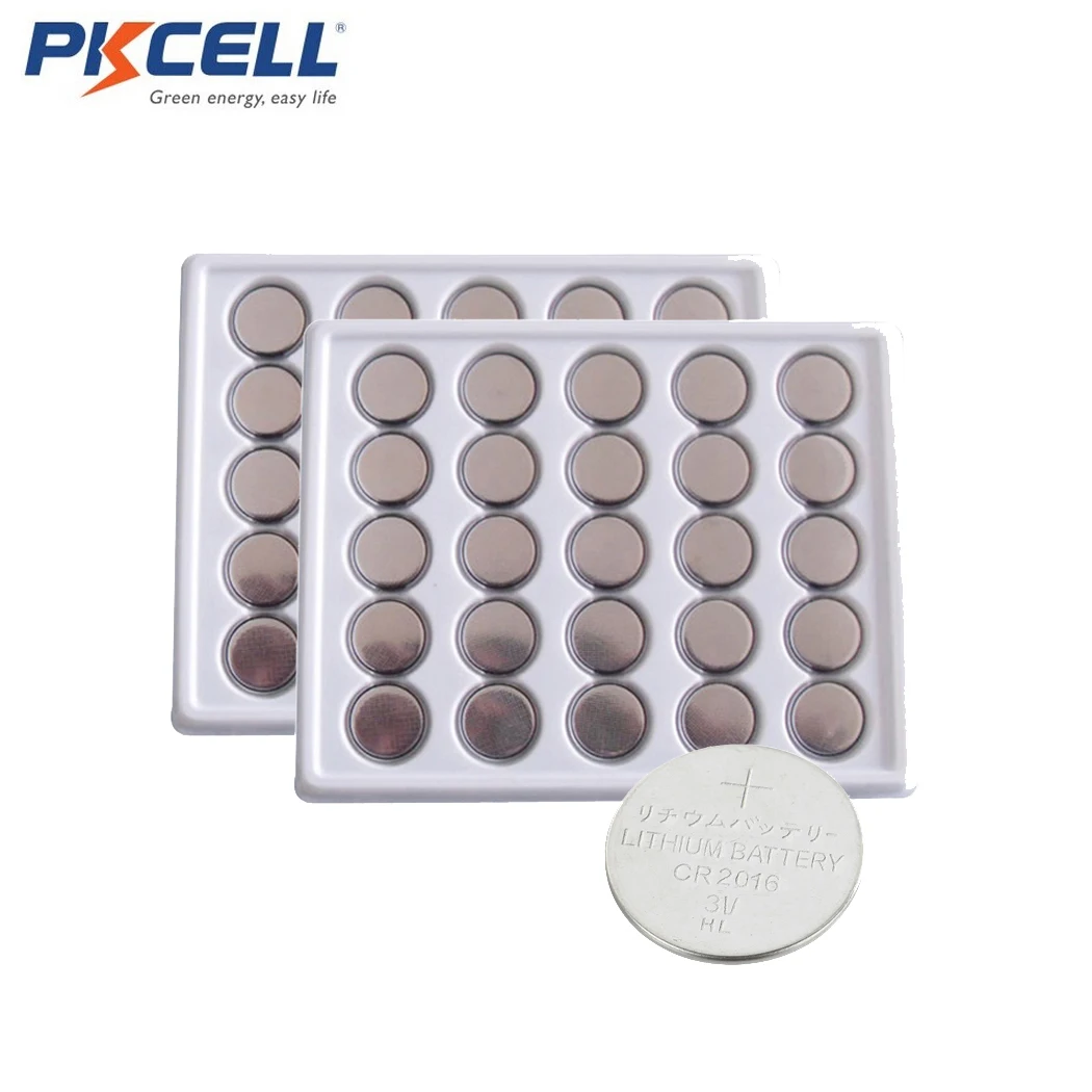 

Элемент питания PKCELL, 3 в, 1000 шт., литиевая батарея, для часов, игрушек, компьютера, калькулятора, управления BR2016 DL2016