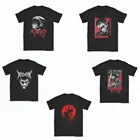 Футболка мужская с изображением героев аниме гацу, 100% хлопок, с круглым вырезом, вечерние чная одежда, футболки с коротким рукавом