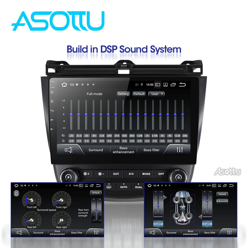 Asottu PX30 android 9 0 Автомобильная dvd навигационная система плеер для Honda Accord 7 2003 2007