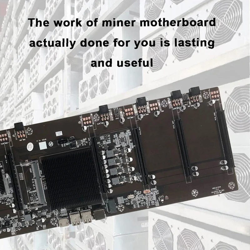 Материнская плата HM65 для майнинга 8xpcie 16X слот графической карты DDR3 памяти