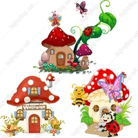 mushroom house fairy houses new metal cutting dies stencils for scrapbooking diy christmas card birthday card stamps and dies