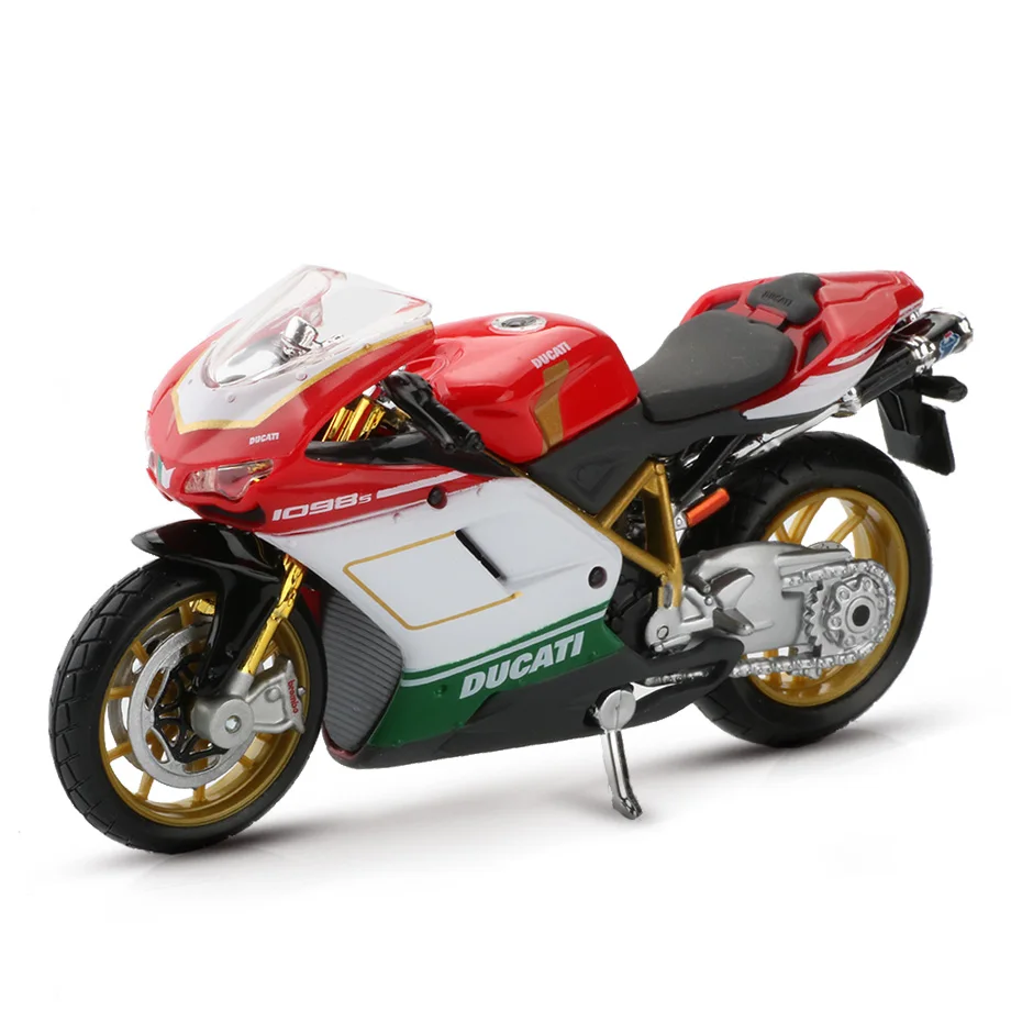 1098S Maisto 1:18 сплав модель мотоцикла Игрушка внедорожные модели гоночных автомобилей Африка Твин H2R 690 Duke мотоциклы игрушки для детей - Цвет: 1098S