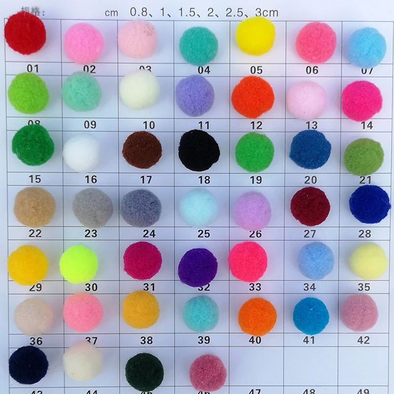 2000 шт. оптом 8 мм помпон мини пушистый мягкий мяч ручной работы детские игрушки
