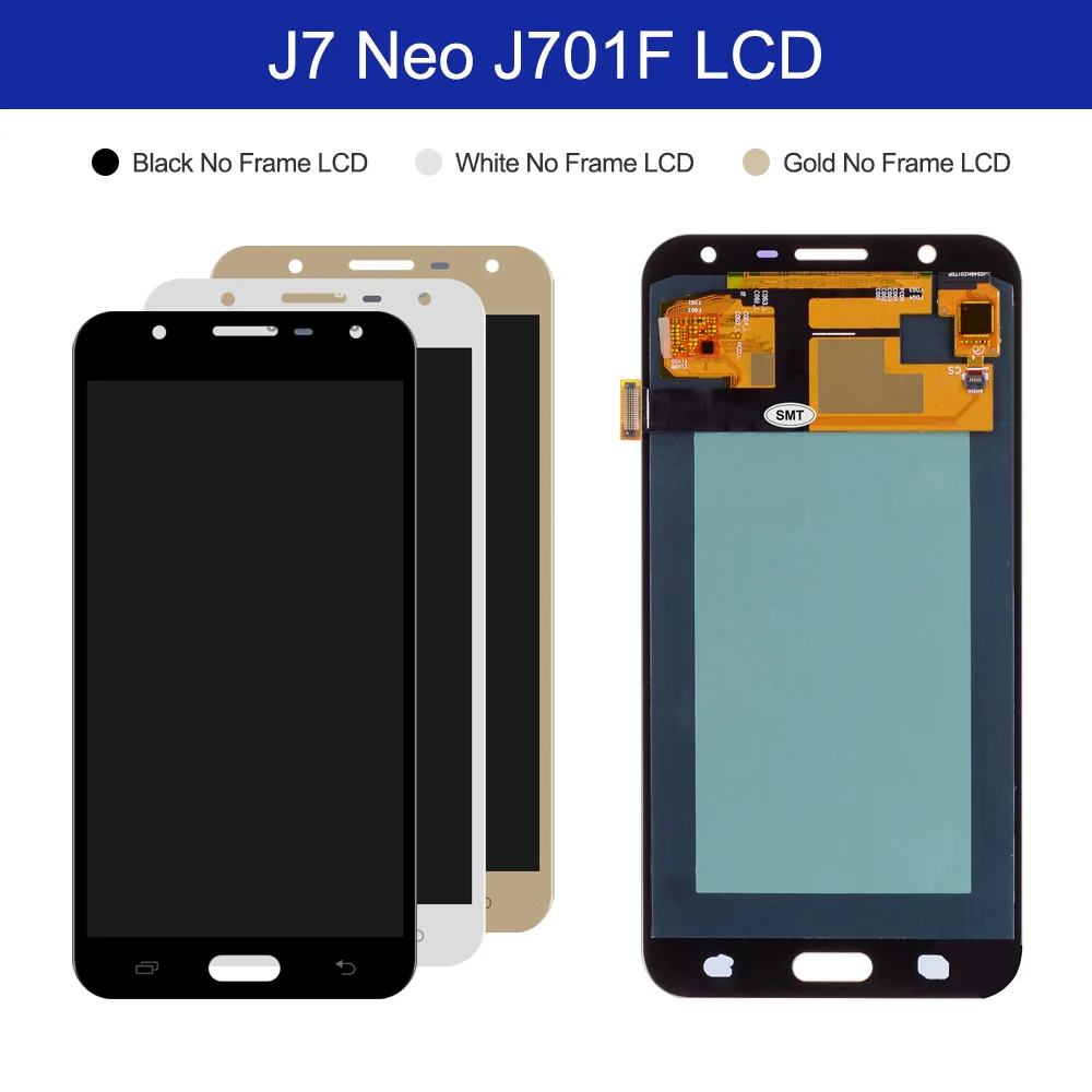 ЖК дисплей AMOLED J701 5 дюйма для Samsung Galaxy J7 Neo J701F J701M j701 core экран и дигитайзер