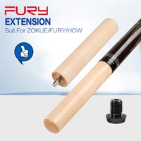 solid maple pool cue extension with bumper 15 5cm length for fury howzokue cues professional billiard accessory extension
