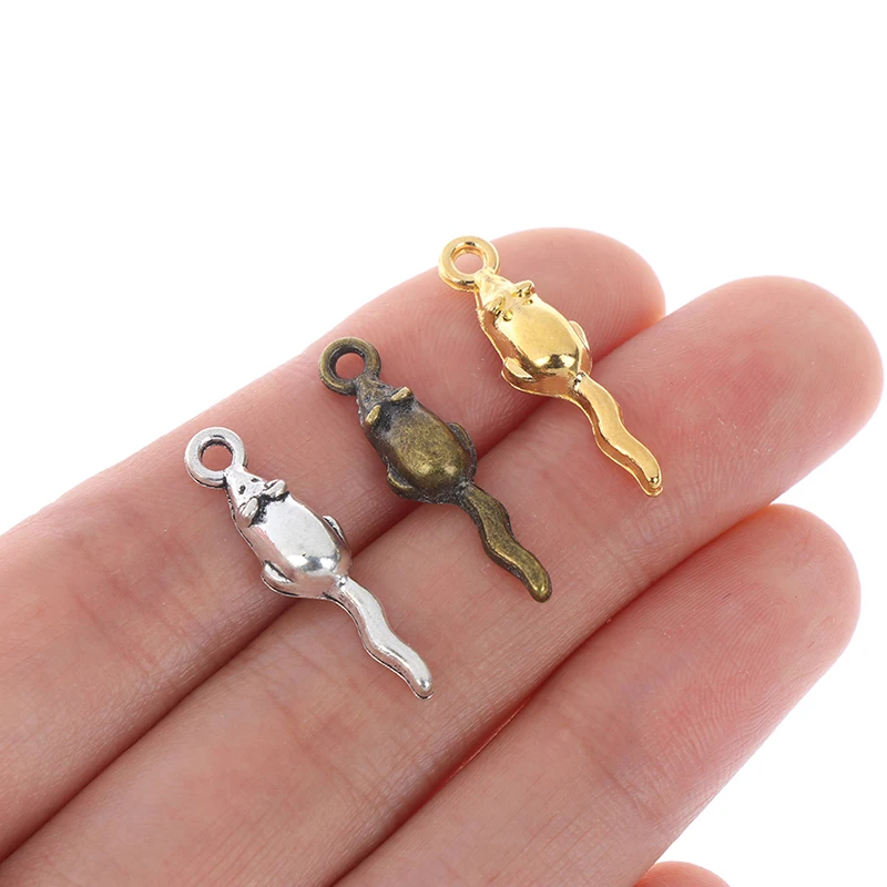 10 шт./компл. подвеска маленькая мышь милая крыса Очаровательные Подвески для