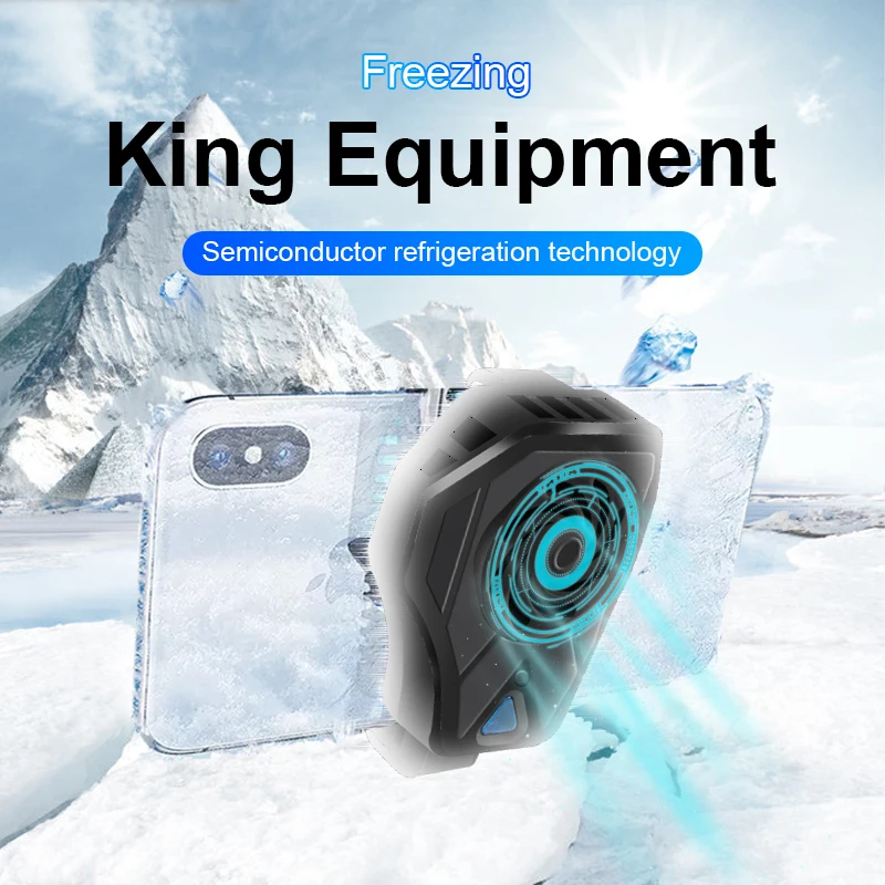 

Universal Mobile Phone Radiator Gaming Phone Cooler Adjustable Portable Fan Holder Heat Sink For IPhone Samsung Huawei Xiaomi