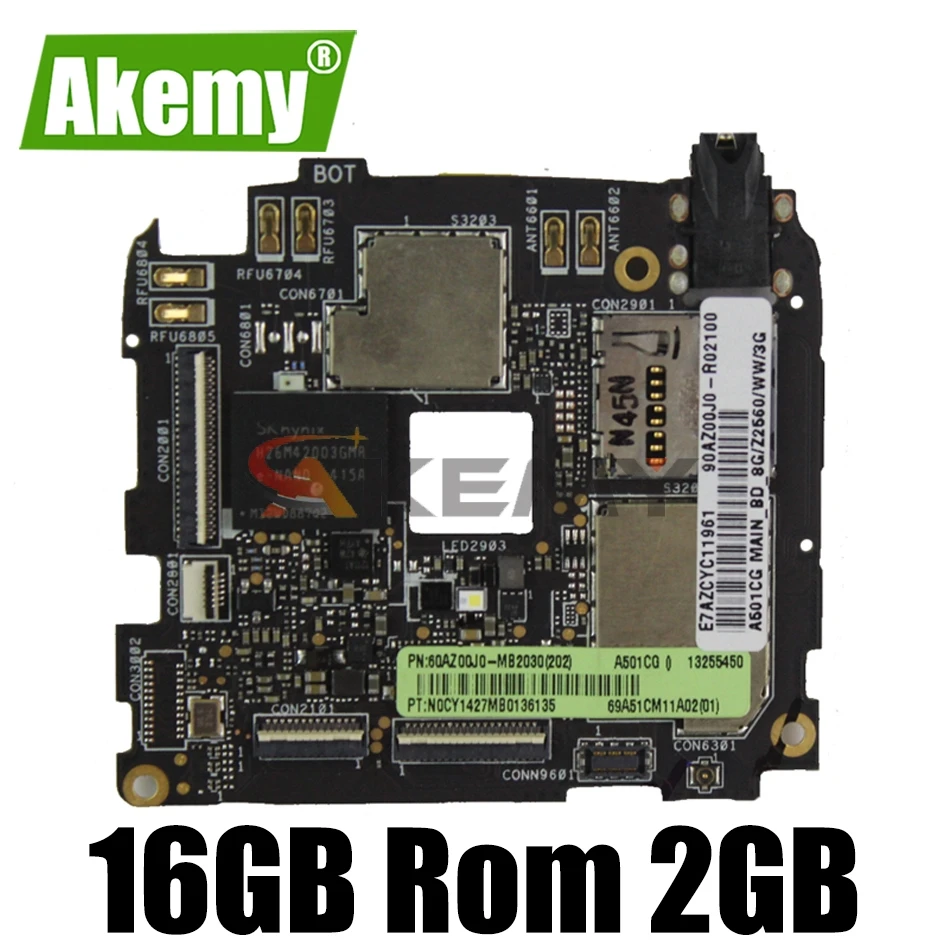 

Motherboard for ASUS ZenFone 5 Z5 A500CG Mainboard 16GB Rom 2GB RAM Logic Board Circuits Accessory Bundles