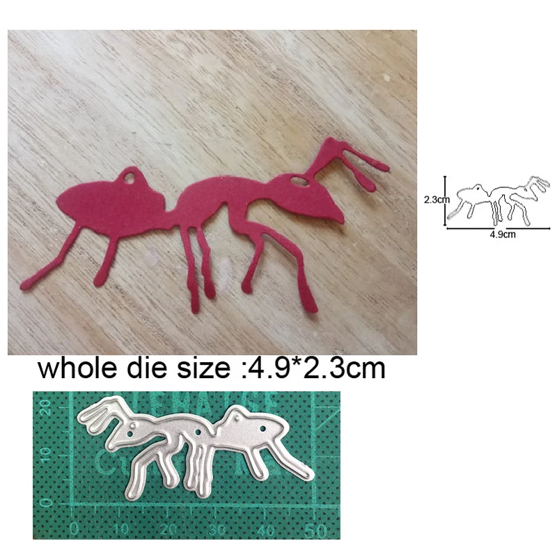 

Craft dies metal cutting dies cut die mold Animals ant Scrapbooking dies paper craft knife mould blade punch stencils dies 2021