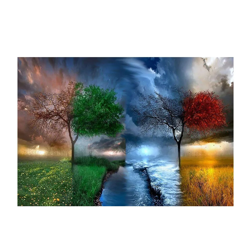 

DIY картина маслом Картина Ручная роспись Рождественские ремесла для взрослых краски по номерам наборы на холсте картина искусство Ремесло ...