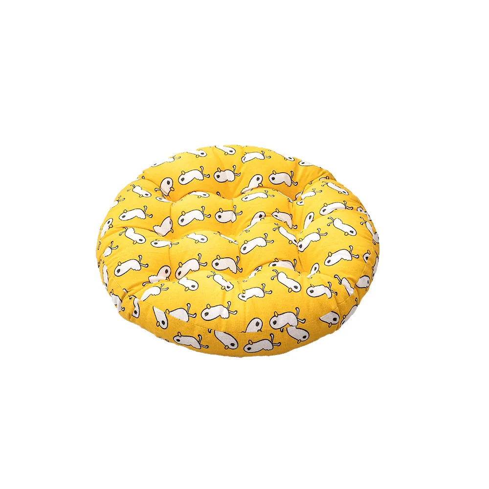 

Seat/back Cushion Massage Printed Japan Style Sofa Cushion Round Polyester Cotton Removable And Washable Top Fashion