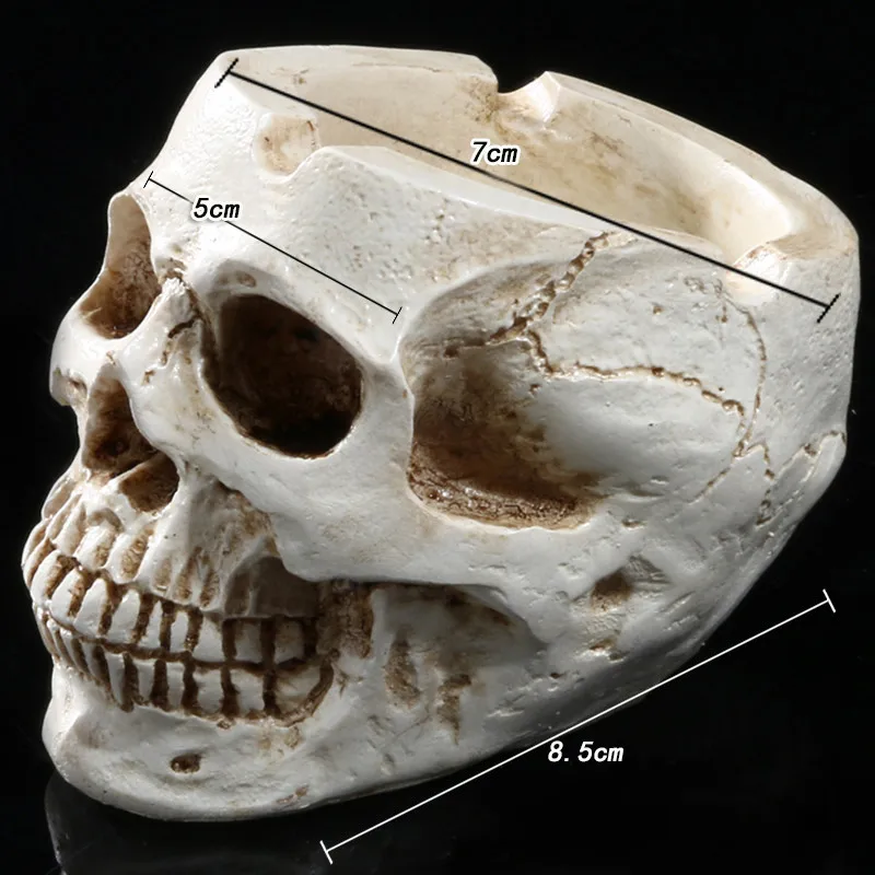 20 #1 шт. пепельница в форме головы скелета полимерная головка моделирования