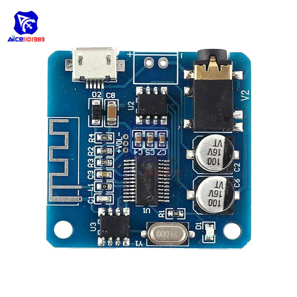 MP3 плеер декодер Bluetooth 4 1/5 0 стерео аудио усилитель приемник модуль 3 5 мм разъем/USB