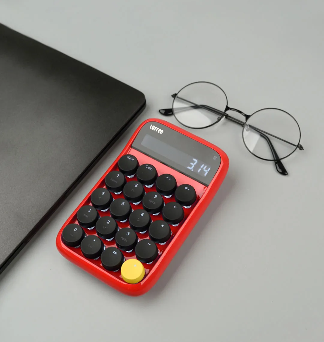 Xiaomi Lofree Bluetooth цифровая клавиатура многосистемная совместимая клавиатура с подсветкой Micro USB 800 мАч емкость смарт-калькулятор