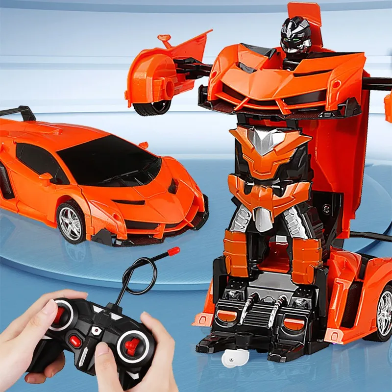 

Робот-трансформер Bugatti на радиоуправлении, модель спортивного автомобиля, игрушки-роботы, крутая машинка-трансформер, детские игрушки, пода...