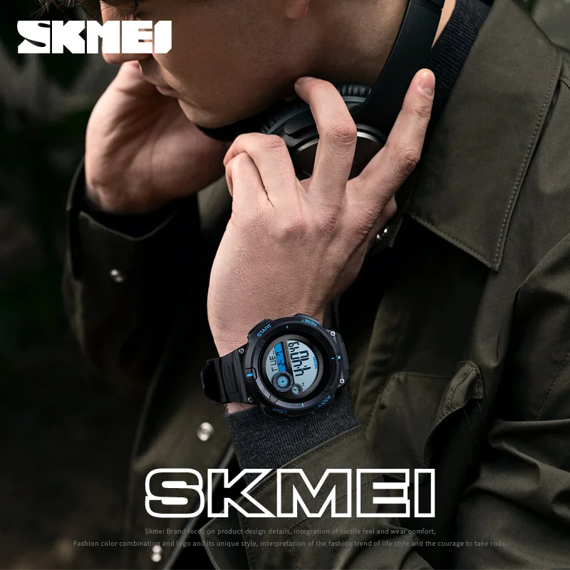 SKMEI мужские спортивные часы на открытом воздухе цифровые наручные