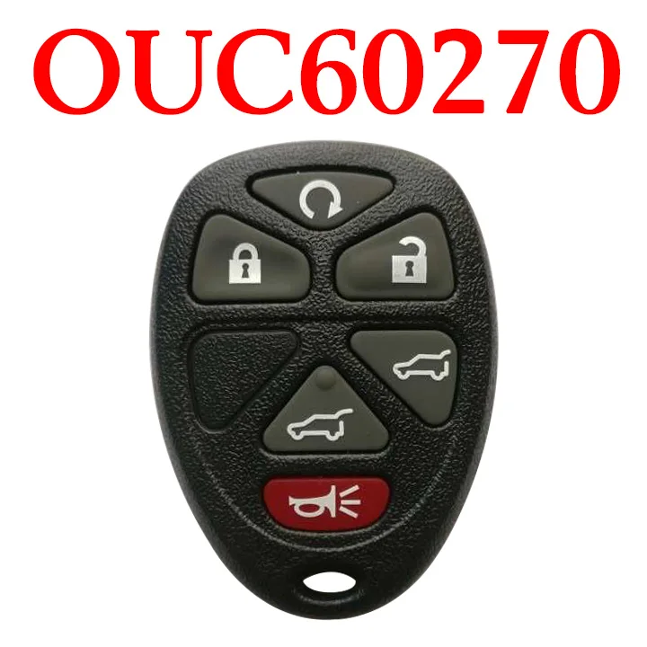 For C-hevrolet G-M-C B-uick 5+1 Buttons 315 MHz Remote Control - OUC60270 | Car Key