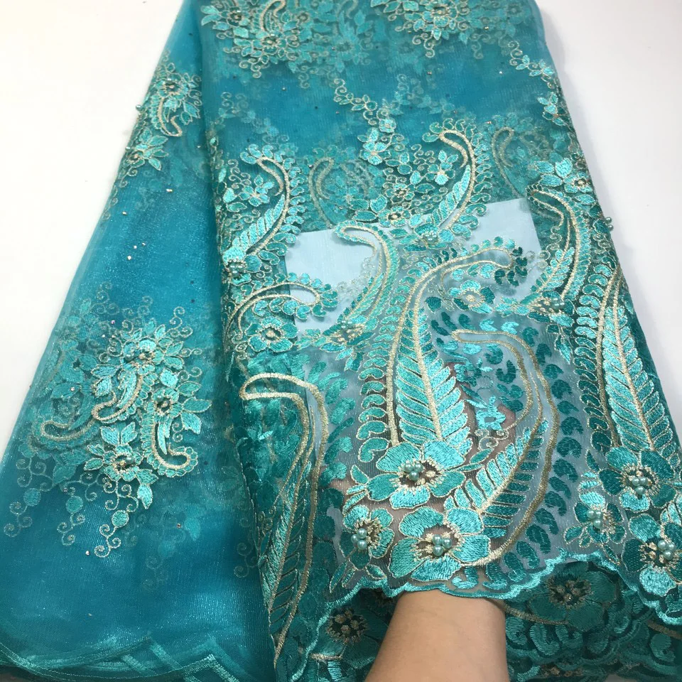 Африканская кружевная ткань 2021 нигерийские кружева с вышивкой для невесты