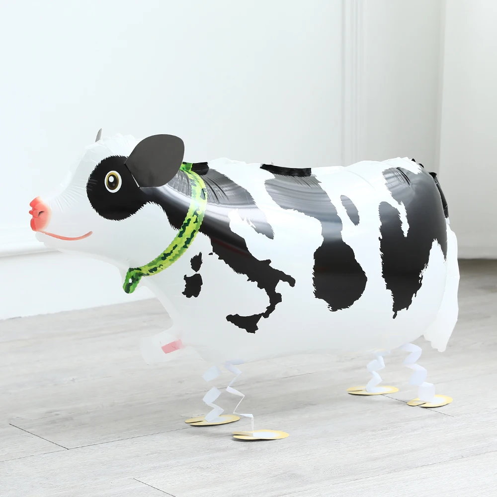 Juego de globos de animales de granja, pancarta de animales de granja para Paseo de cerdo rosa y vaca, suministros de decoraci&oacute;n para fiesta de primer cumplea&ntilde;os, 39 Uds.-4