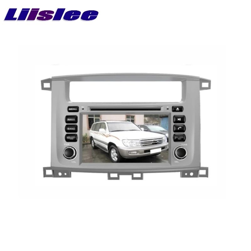 Для Toyota Land Cruiser J100 / LC 100 LiisLee автомобильный мультимедийный ТВ DVD GPS аудио стерео Hi-Fi