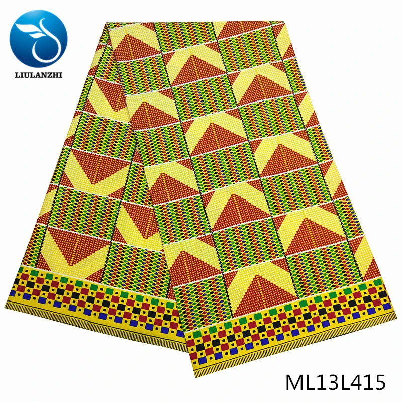 

LIULANZHI ankara wax cloth material sewing for women dress african printing tissu 6 yards cheaper wax prints ML13L411-427